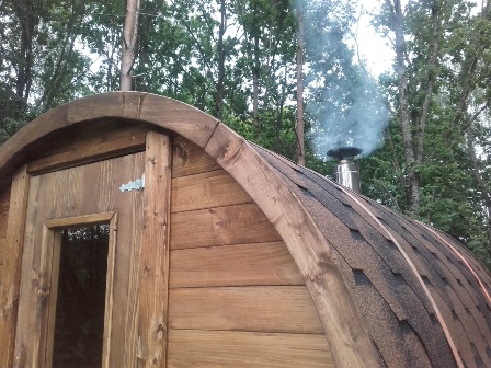 Ar malku kurināma mucu pirts